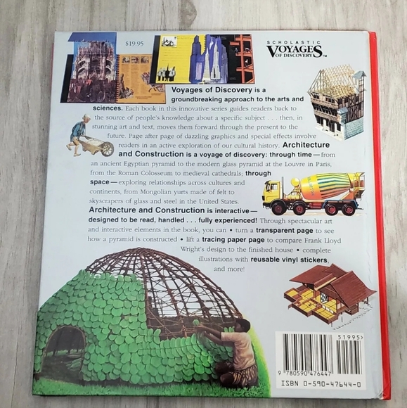 Voyages of Discovery Architecture and Construction Building Pyramids, Scholastic - Picture 3 of 3